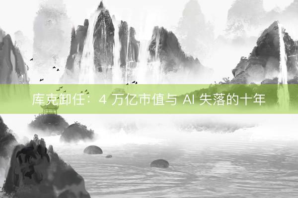 库克卸任：4 万亿市值与 AI 失落的十年