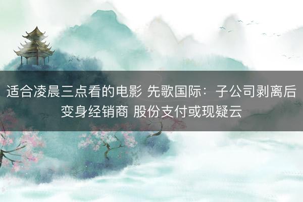 适合凌晨三点看的电影 先歌国际：子公司剥离后变身经销商 股份支付或现疑云